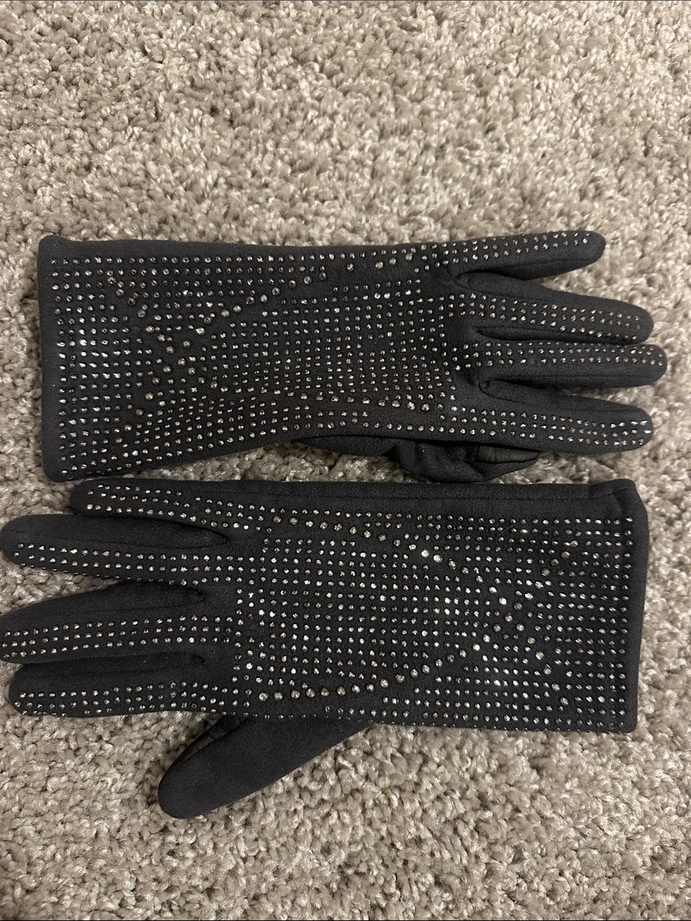 Dark Grey Gloves
